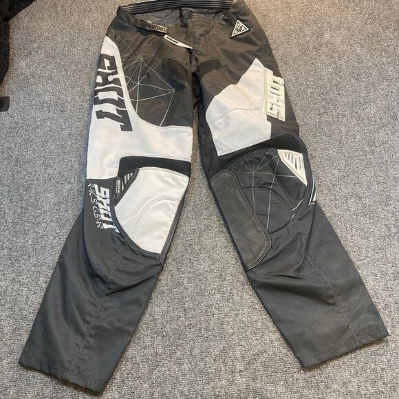 Shot Race Gear Other - Shot Race Gear Contact Infinite Motocross Dirt Bike Riding Pants Black White 32